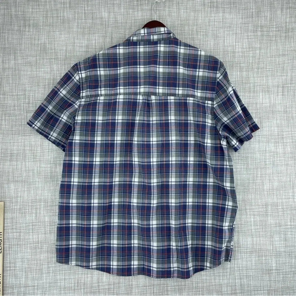 Field and Stream Mens Size XXL plaid button down short sleeve shirt 2875 - Picture 6 of 7
